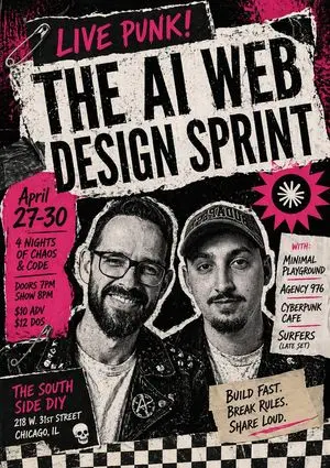 Punk AI Sprint Flyer