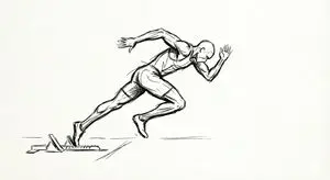 Minimal Ink Gesture Sketch Image Generation Prompt