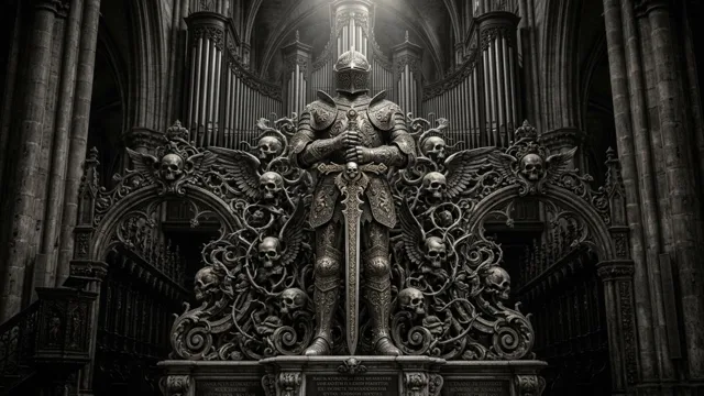 Baroque Gothic Knight Sculpture
