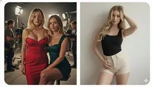 Professional Studio Photoshoot Prompt (Sydney Sweeney Inspired)