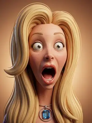 Hyper-Expressive 3D Cartoon Portrait from Photo Reference