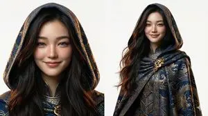Side-by-Side Fantasy Character Design Sheet