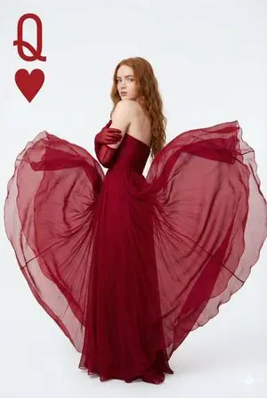 Sadia Sink Queen of Hearts Fashion Portrait