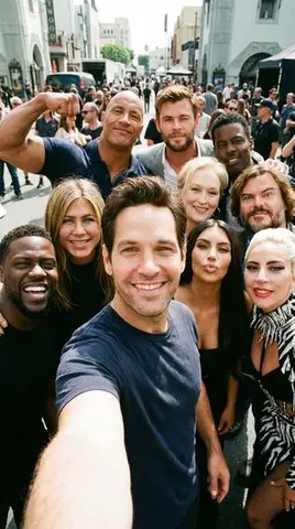 Celebrity Selfie Photo