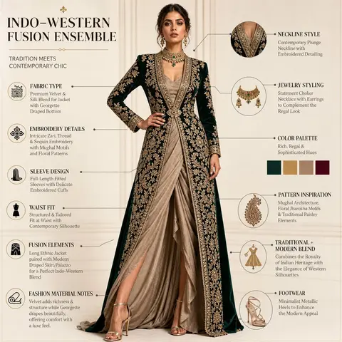High Fashion Editorial Infographic Poster