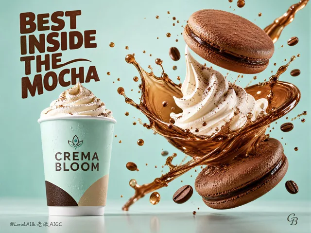 E-commerce Main Image - Premium Beverage Advertising Poster
