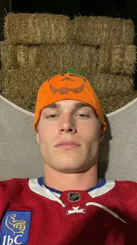 Hockey Fan Pumpkin Beanie Selfie Analysis