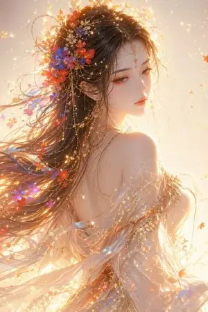 Oriental Fantasy Female Portrait Prompt