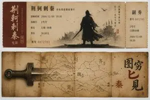 Nostalgic movie ticket stub prompt
