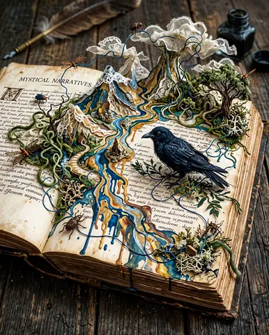 Surreal Miniature Book World