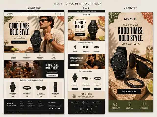premium presentation-style campaign board for MVMT’s Cinco de Mayo