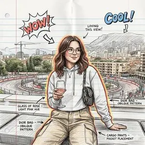 Hand-Drawn Sketch Illustration from Reference Image