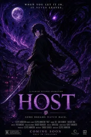 Horror Anime Movie Poster