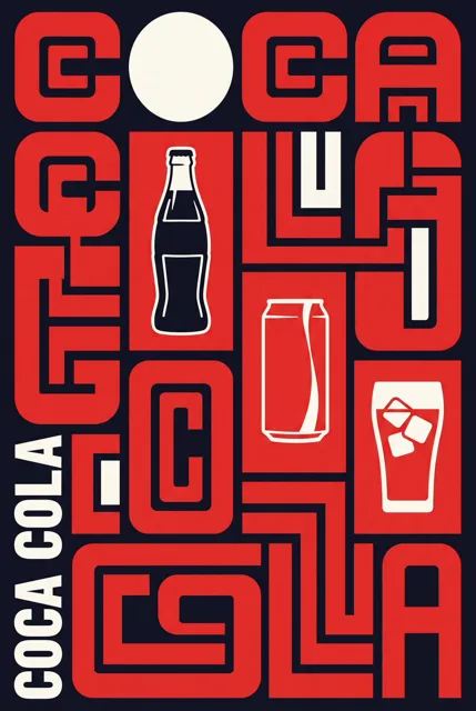 Neo-Constructivist Typographic Brand Poster