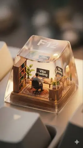 Miniature Scene Keycap Image Generation Prompt