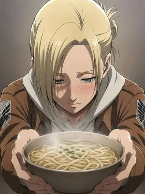 Anime Character Noodle Delivery