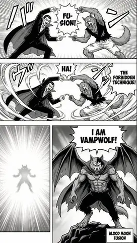 Manga Page: Dragon Ball Z Fusion Technique