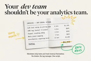 Minimal SaaS Ad With Invoice Mockup
