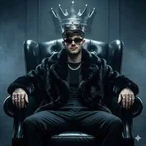 Luxury Fashion Throne Portrait