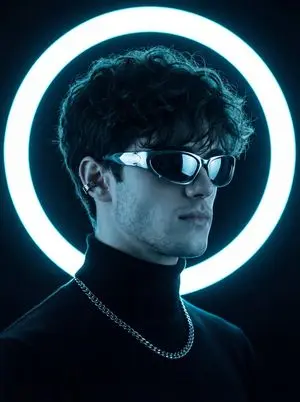 Futuristic Neon Portrait Prompt