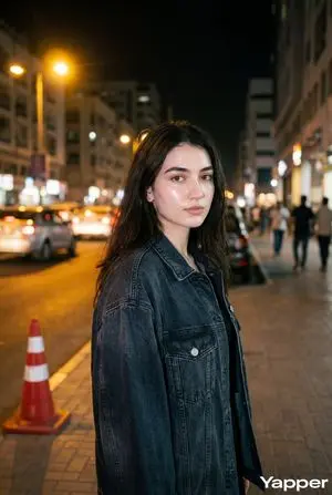 Night Street Portrait with Flash Prompt