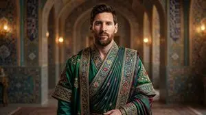 Persian Court Robe Portrait