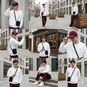 Urban Fashion Lookbook Collage