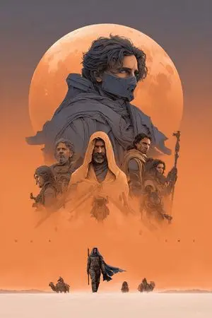 Dune Poster in Moebius Style (Multi-Model Test)