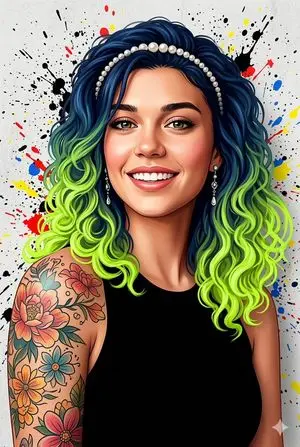 Street Art Digital Illustration Prompt for Nano Banana Pro 2.0