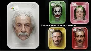 Surreal Supermarket Package Product Shot Prompt