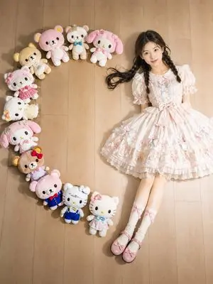 Kawaii Overhead Lolita Portrait