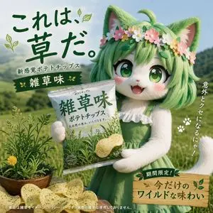 Japanese Potato Chip Advertisement