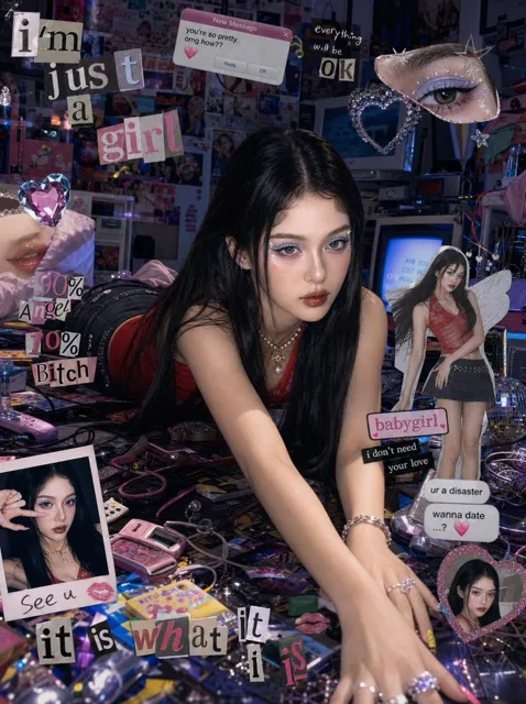 Y2K Cyber-Pop Editorial Shot