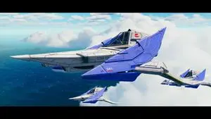 Starfighter Squadron Above Ocean