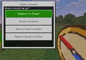 Minecraft Family Compass UI