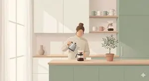Minimalist Scandinavian Illustration Prompt
