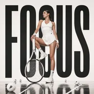 Bold Tennis Fashion Ad
