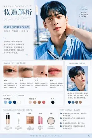Korean Style Makeup Analysis Chart