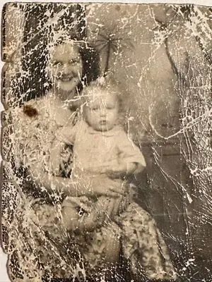Vintage Photo Restoration to Professional Portrait