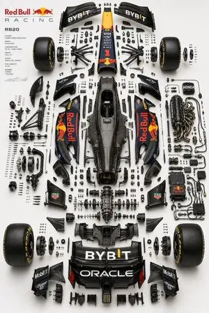 Luxury Automotive Exploded Diagram