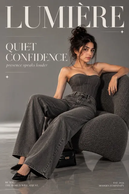 Product Marketing - Luxury Fashion Editorial Magazine Poster