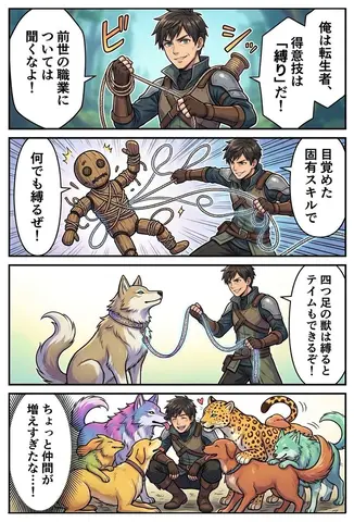 Light Novel Style Comic Cover