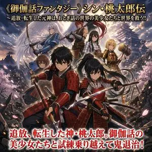 Epic Momotaro Fantasy Cover