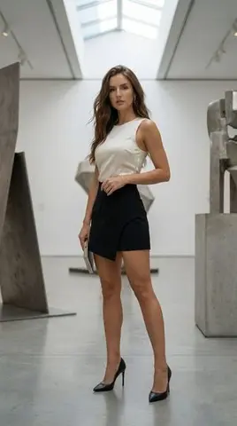 Sienna Brooks at the Museum Fashion Editorial