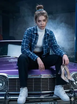 Hyper-Realistic Urban Rebel Portrait