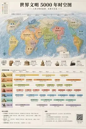 World Civilization Spatiotemporal Map