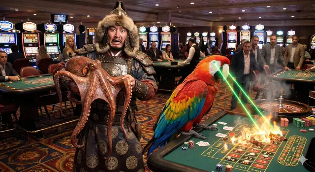 Surreal Casino vs Parrot Battle