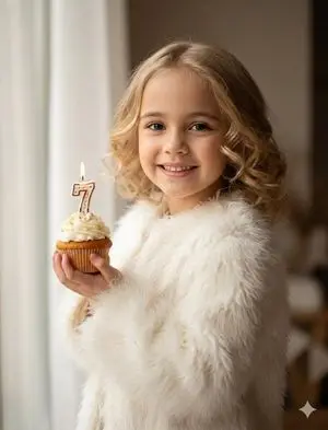 Cozy Children's Birthday Portrait