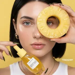 Tropical Skincare Product Photography