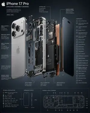 3D Exploded Assembly Drawing